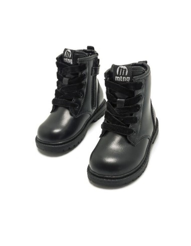 MUSTANG KIDS BOTIN TIPO MILITAR CORDON Y CREMALLERA M. 47713