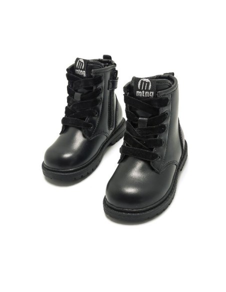 MUSTANG KIDS BOTIN TIPO MILITAR CORDON Y CREMALLERA M. 47713