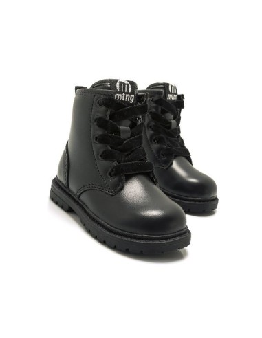 MUSTANG KIDS BOTIN TIPO MILITAR CORDON Y CREMALLERA M. 47713
