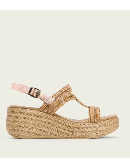 PORRONET SANDALIA CUÑA COMBINADA M. 3036