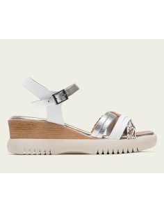 PORRONET SANDALIA CUÑA CON TIRAS PIEL M. 3156 2