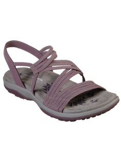 SKECHERS SANDALIA CON ELASTICOS Y VELCRO M. 41180
