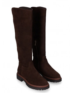 CHIKA10 BOTA TACON MONTAR EN PIEL SERRAJE CON CREMALLERA M. SABELA 2