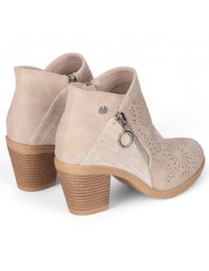 CHIKA10 BOTIN TACON MEDIO TROQUELADO CON CREMALLERA M. TONIA 2