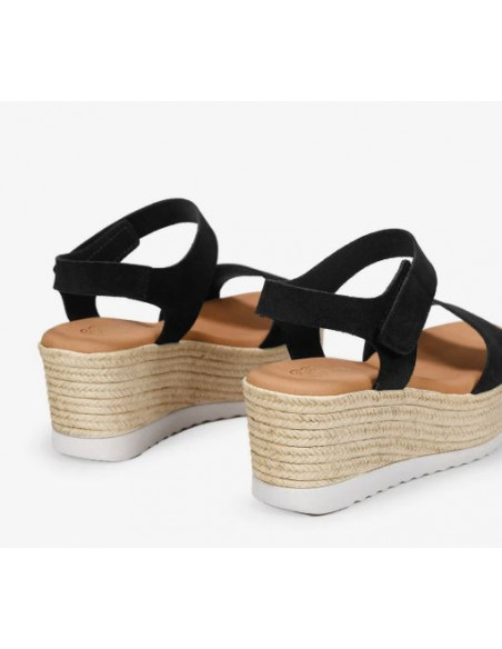 SANDALS SANDALIA CUÑA MEDIA EN PIEL M. 5965