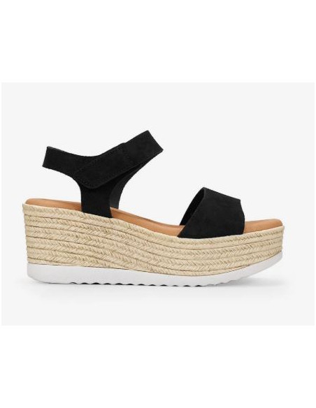 SANDALS SANDALIA CUÑA MEDIA EN PIEL M. 5965